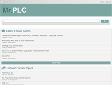 Tablet Screenshot of mrplc.com