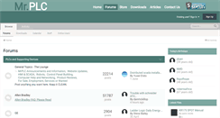 Desktop Screenshot of forums.mrplc.com